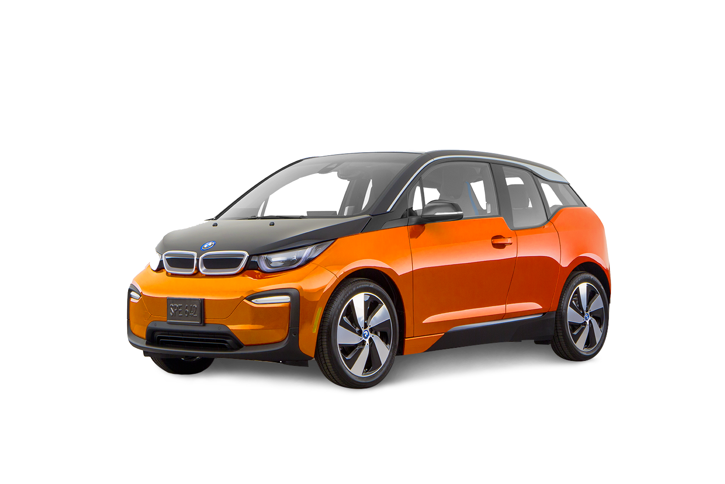 Image: Orange electric BMW